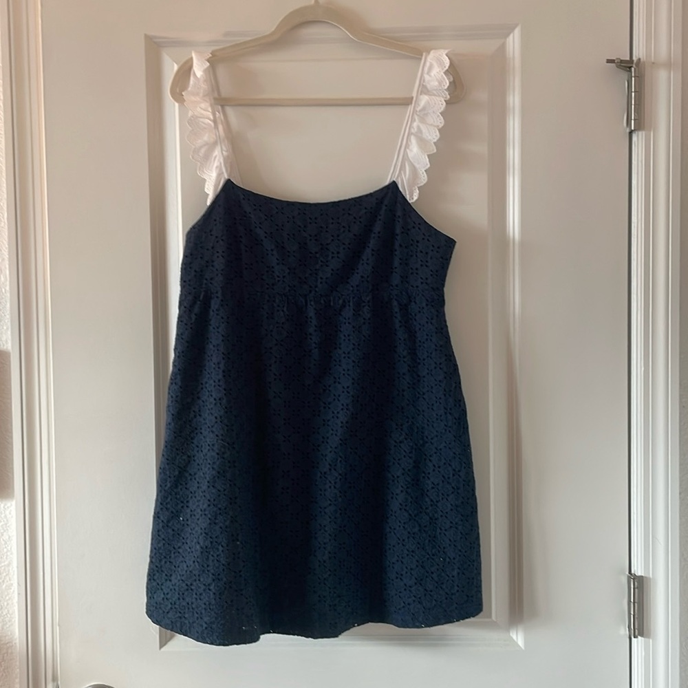 KOCH navy Babydoll dress